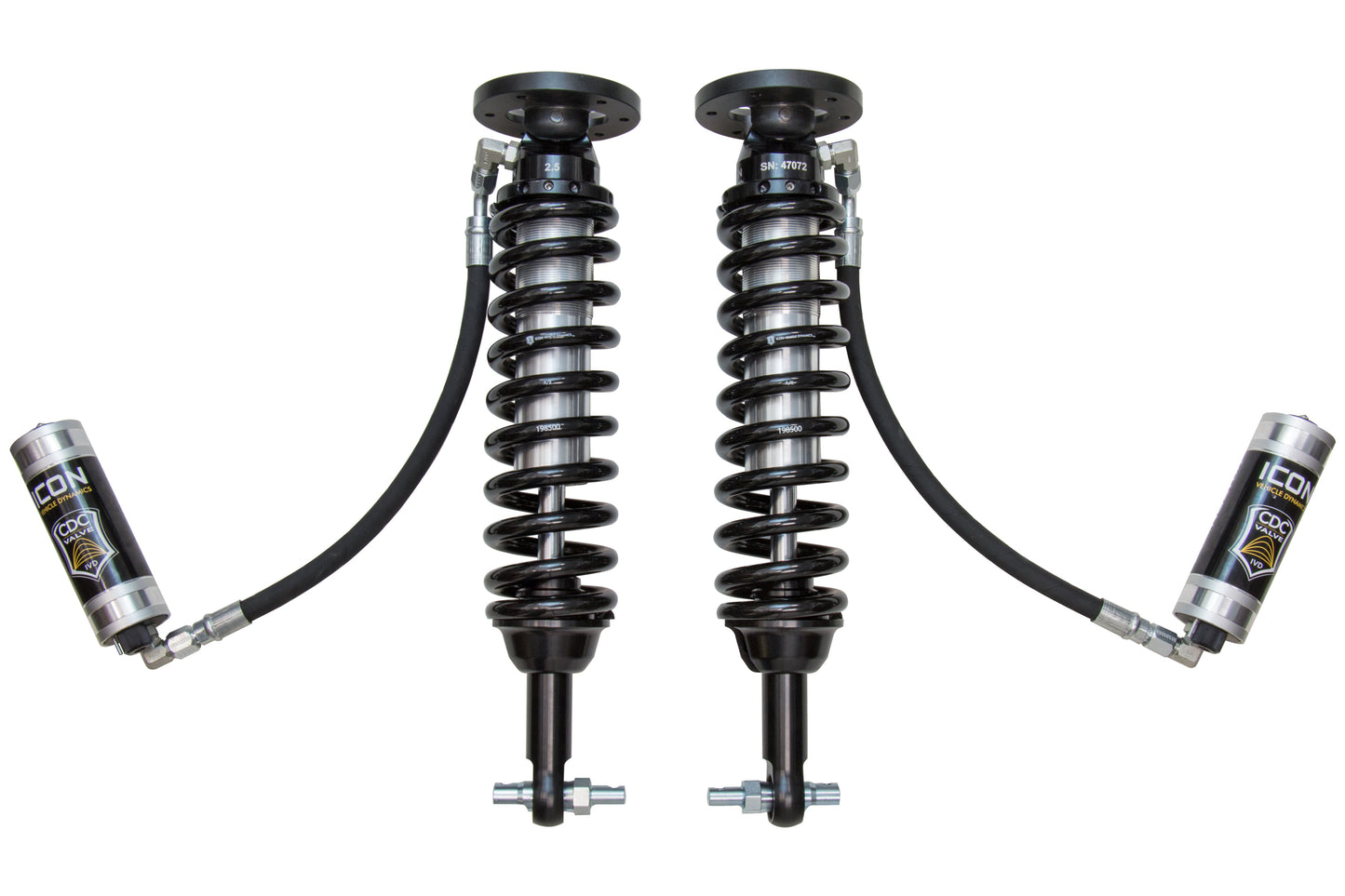 2014 F150 2WD 1.75-2.63 Inch 2.5 Vs CDCV Coilover Kit ICON Vehicle Dynamics