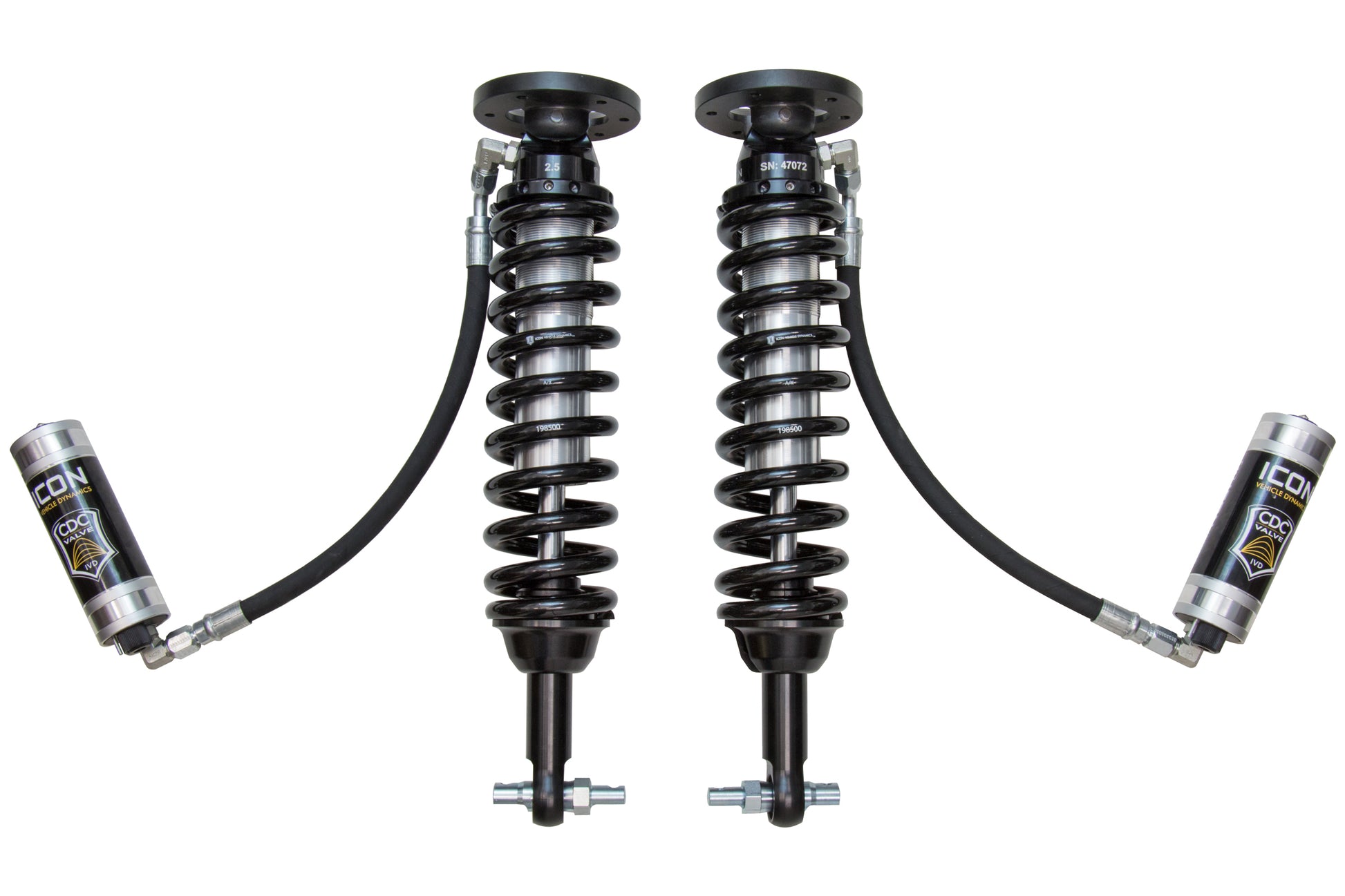 2014 F150 2WD 1.75-2.63 Inch 2.5 Vs CDCV Coilover Kit ICON Vehicle Dynamics