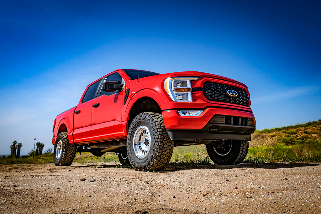 2021-2024 Ford F-150 4WD-Tremor 3.5-4.5 Inch-2.5-3 Inch Lift Front V.S. 2.5 Series Coilovers Remote Reservoir W- CDXS Pair ICON Vehicle Dynamics-5