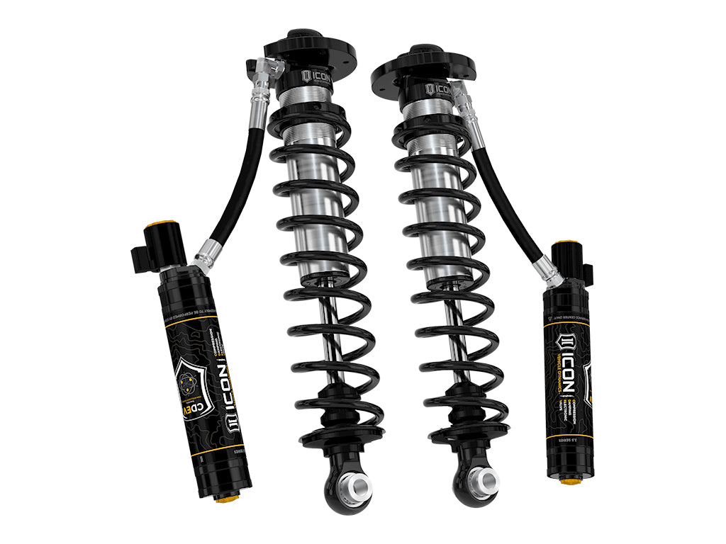 2022-2023 Ford F-150 Lightning Lowered 0-4 Inch 2.5 Vs Remote Reservoir CDEV Coilover Kit Rear ICON Vehicle Dynamics-1