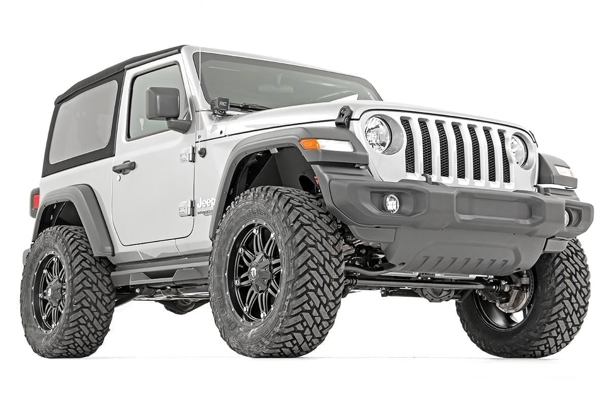 3.5 Inch Lift Kit Adj LCA FR D/S M1 Jeep Wrangler JL 4WD (2024-2026) Rough Country-1