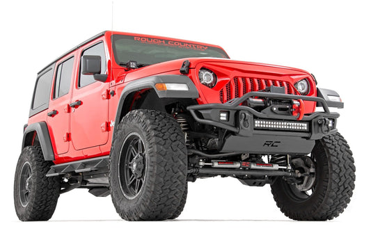 3.5 Inch Lift Kit C/A Drop FR D/S Non-Rubicon Jeep Wrangler Unlimited 4WD (24-26) Rough Country-1