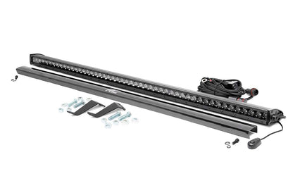 LED Light Kit Cage Mount 50 Inch Black Single Row Honda Pioneer 1000/Pioneer 1000-6 Rough Country