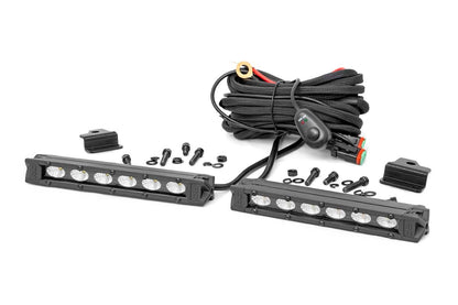 6 Inch LED Light Kit Bumper Mount Honda Foreman 500 Rough Country-1
