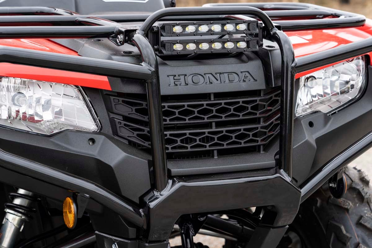 6 Inch LED Light Kit Bumper Mount Honda Foreman 500 Rough Country-3