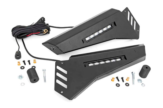 Bumper Wings No Stinger 6 Inch Led Combo Honda Pioneer 1000 Rough Country