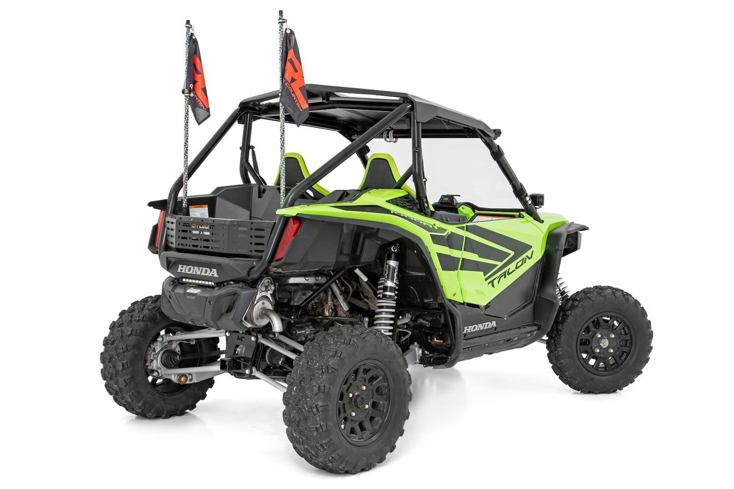 Whip Mount Bed 4 Foot Multl-Color LED Whip Pair Honda Talon 1000 Rough Country-1