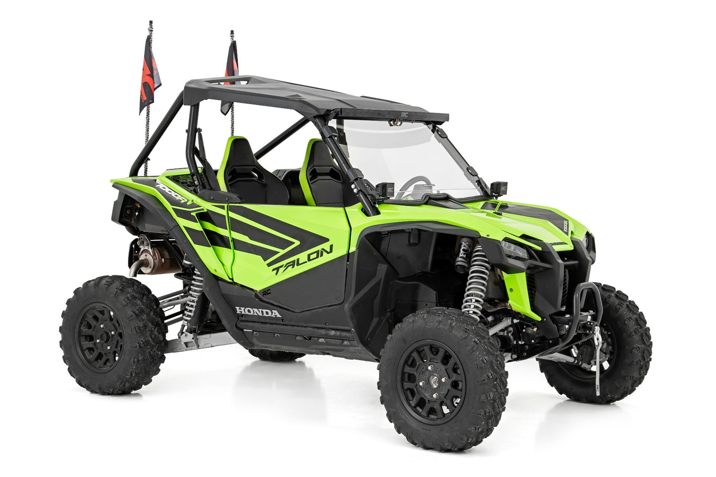 Whip Mount Bed 4 Foot Multl-Color LED Whip Pair Honda Talon 1000 Rough Country-2