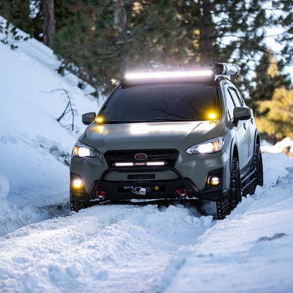 SR-Series 20 Inch Dual Function SAE Auxilary High Beam Driving Lights with Amber Backlight Rigid Industries-2