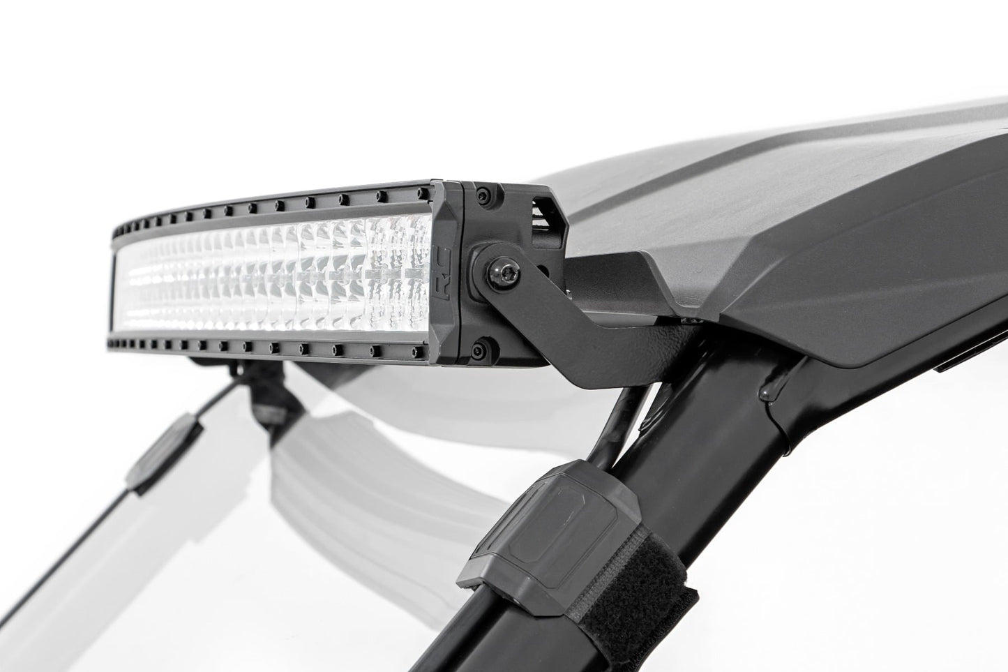 LED Light Kit Front Mount 40 Inch Black Dual Row Honda Talon 1000 Rough Country-5