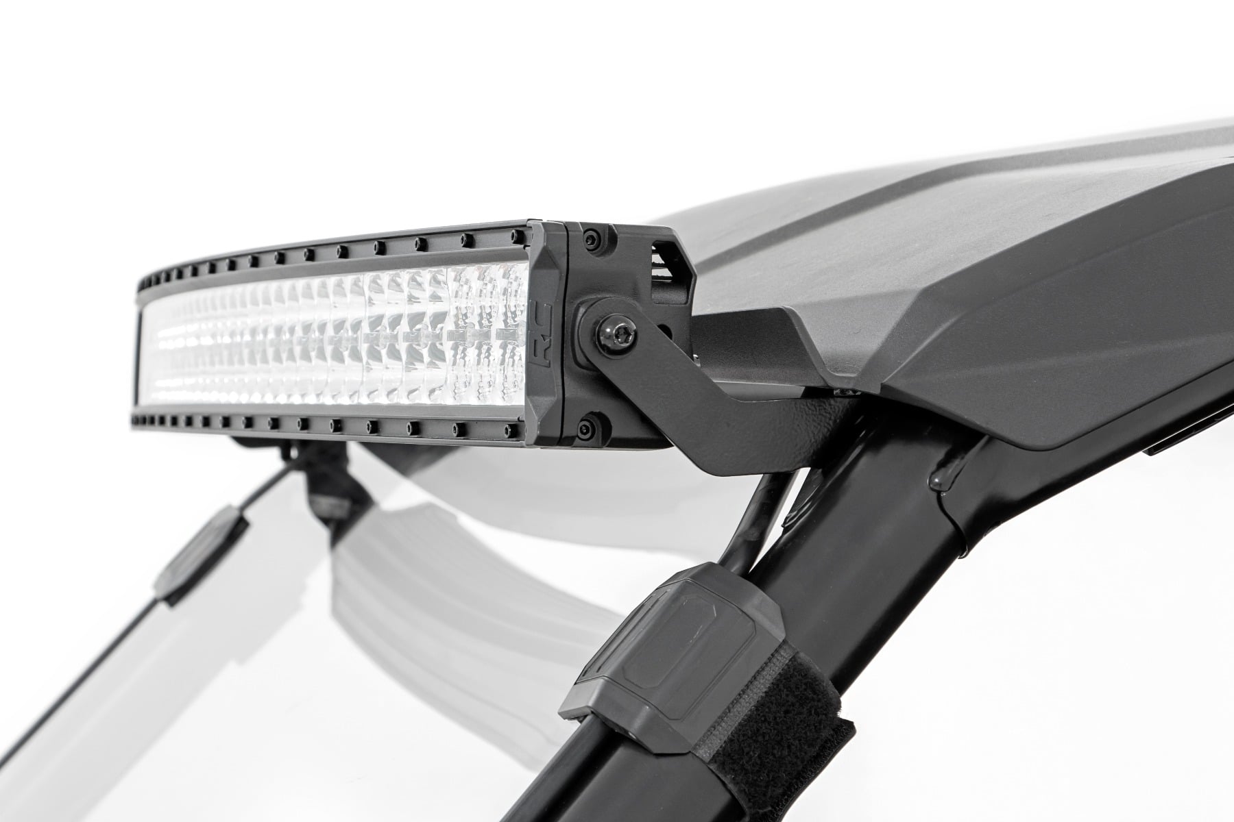 LED Light Kit Front Mount 40 Inch Black Dual Row Honda Talon 1000 Rough Country-5
