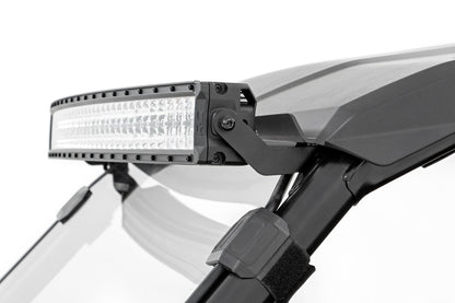LED Light Kit Front Mount 40 Inch Black Dual Row Honda Talon 1000 Rough Country-5