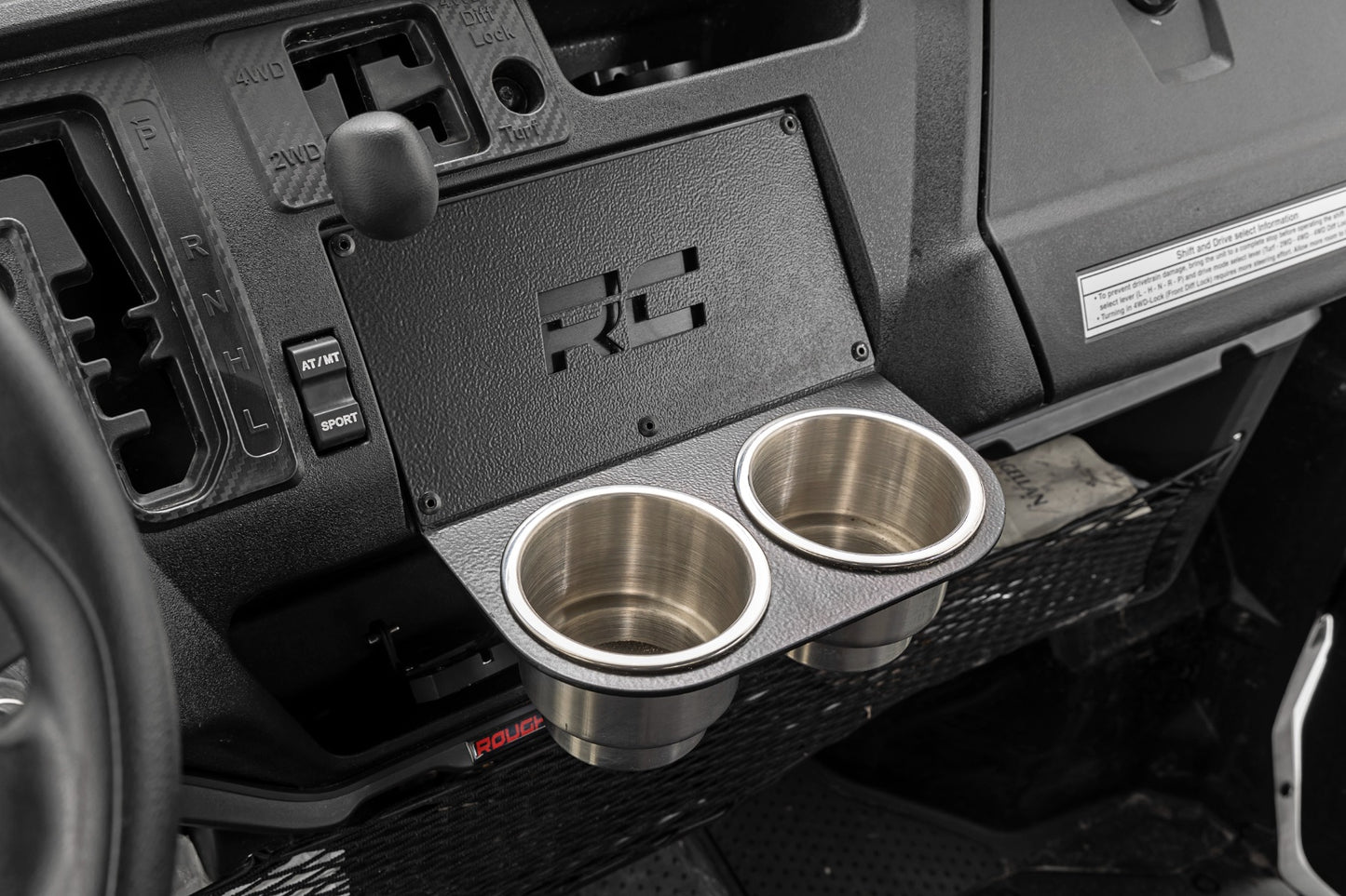 Cup Holder MLC-8 Mount Honda Pioneer 1000 Rough Country-1