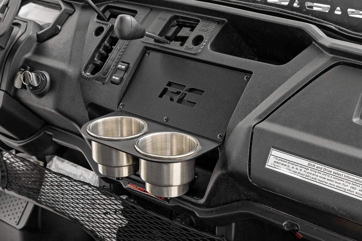 Cup Holder MLC-8 Mount Honda Pioneer 1000 Rough Country-2
