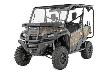 Front Cargo Rack Black Series LED 6 Inch Light Slim Line Honda Pioneer 1000 Rough Country-3