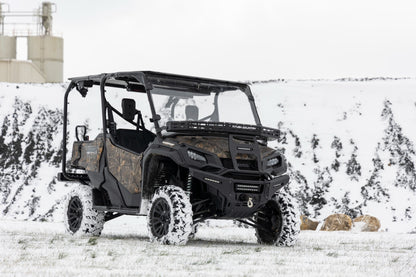 Front Cargo Rack Black Series LED 6 Inch Light Slim Line Honda Pioneer 1000 Rough Country-5