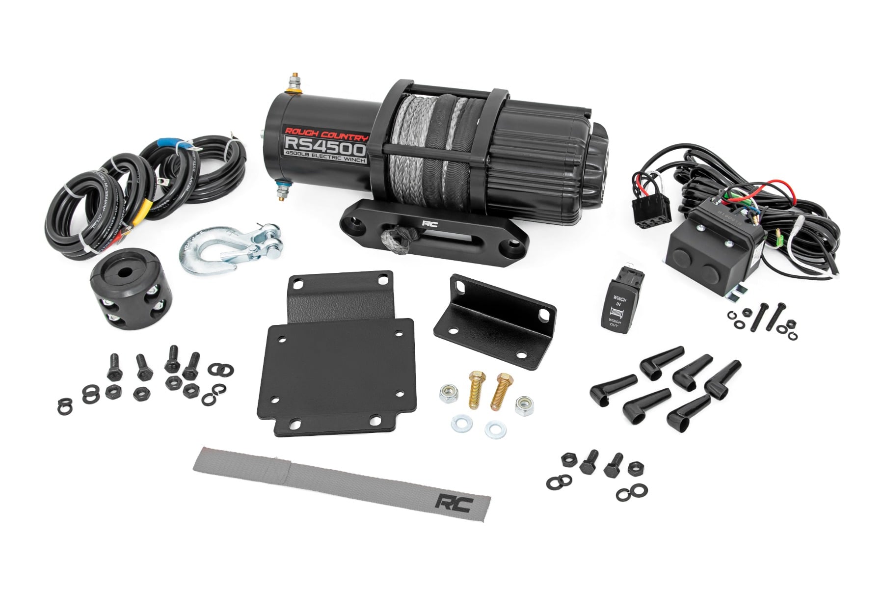 Winch Mount RS4500S Honda Pioneer 1000 Rough Country