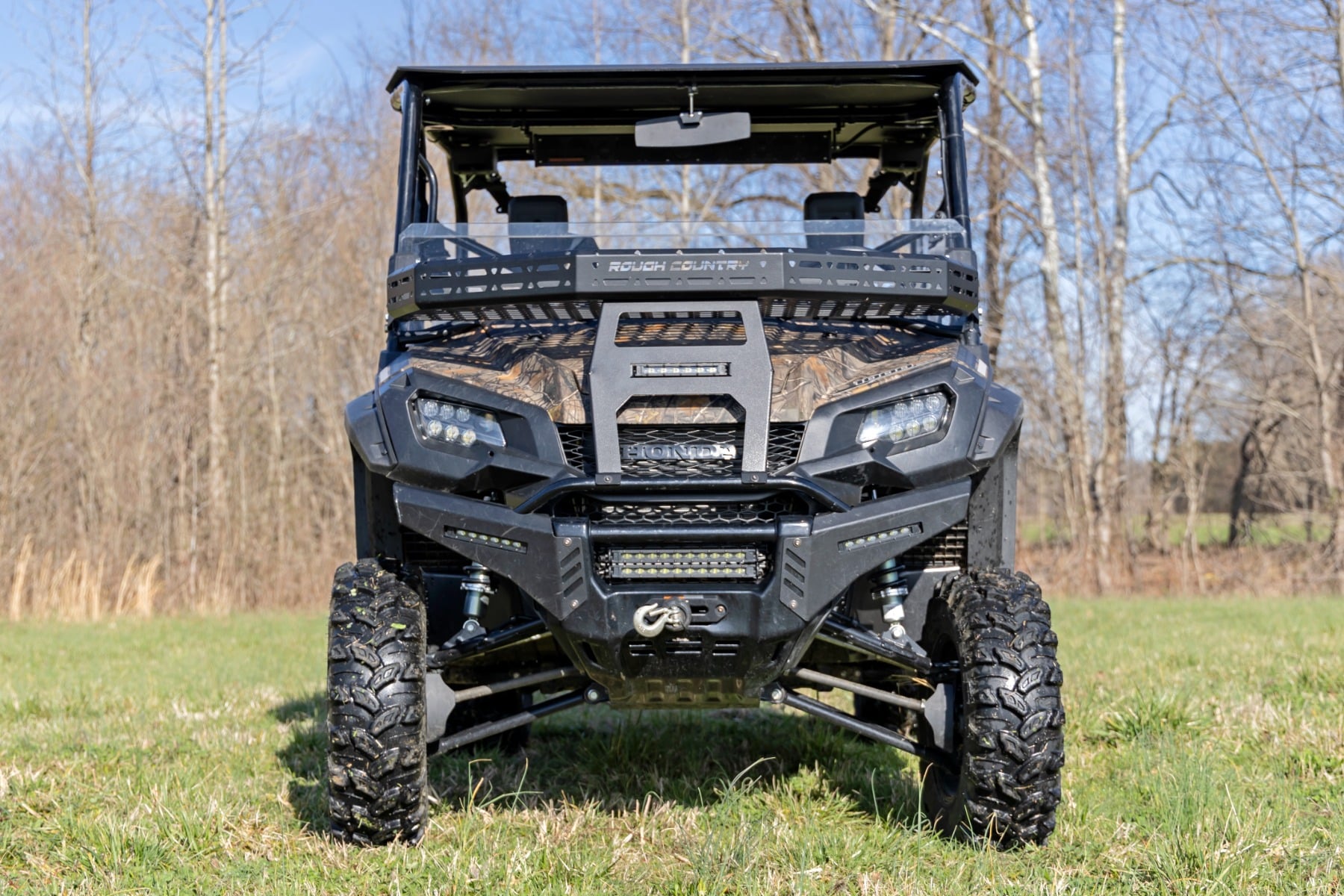 Winch Mount RS4500S Honda Pioneer 1000 Rough Country-4