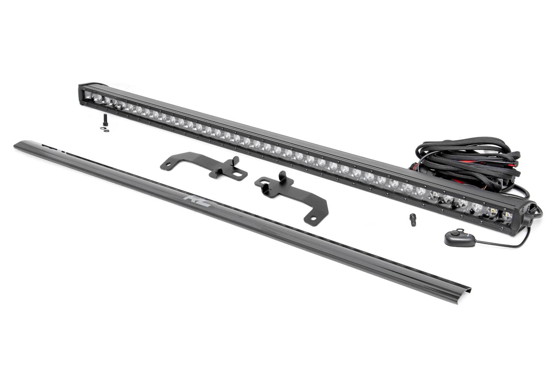 LED Light Cage Mount 40 Inch Black Honda Pioneer 520 Rough Country