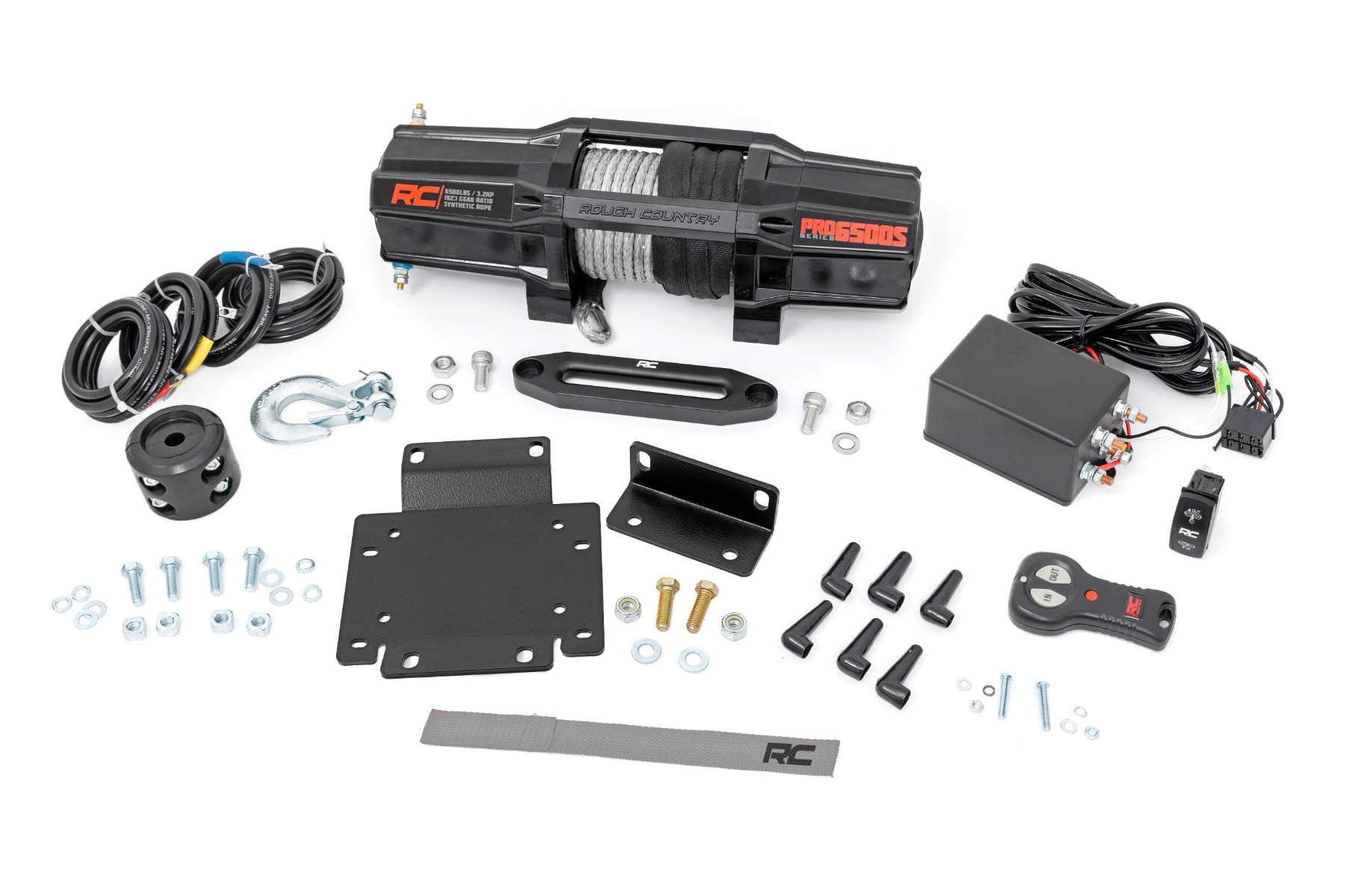 Winch Mount RS6500SA Honda Pioneer 1000 Rough Country