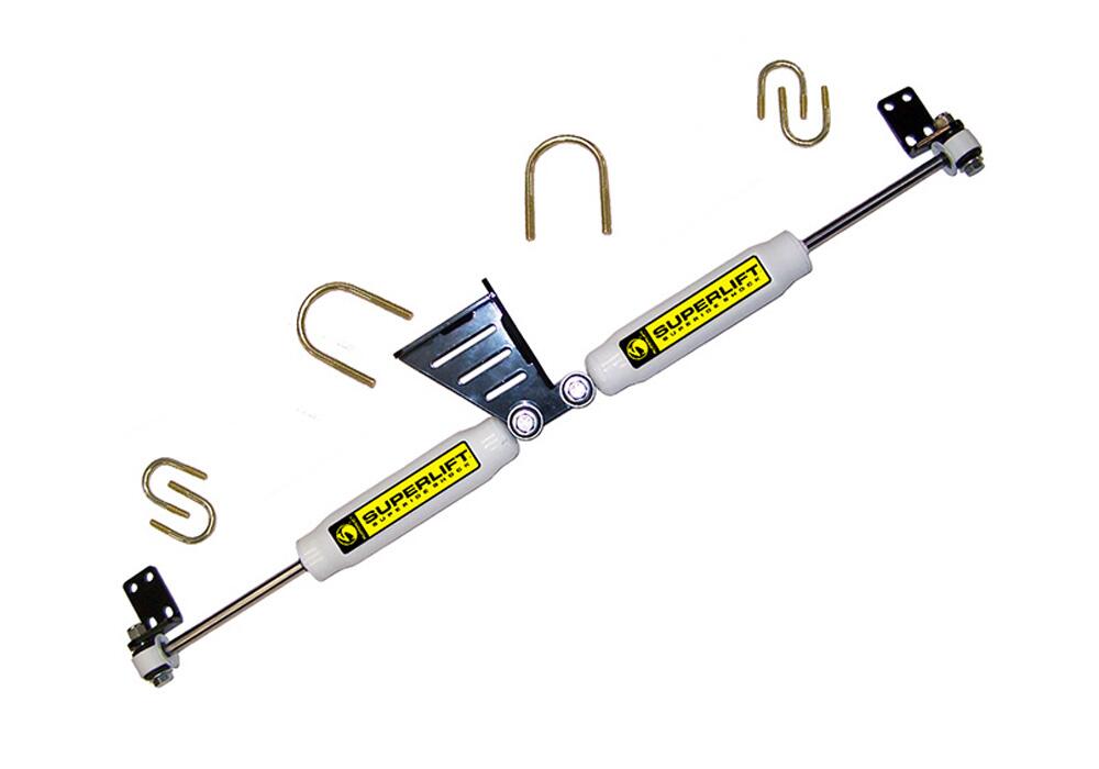 High Clearance Dual Steering Stabilizer Kit (Hydraulic) 2007-2018 Jeep Wrangler Jk Superlift