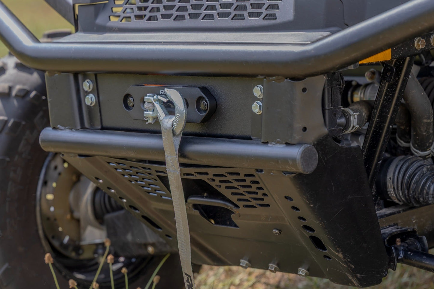 Winch Mount Non-Pro Fit Cage Polaris Ranger 570 Crew Rough Country-4