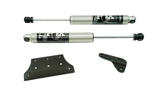 High Clearance Dual Steering Stabilizer Kit Fox 2.0 Cylinders 2007-2018 Jeep Wrangler JK 4WD Superlift