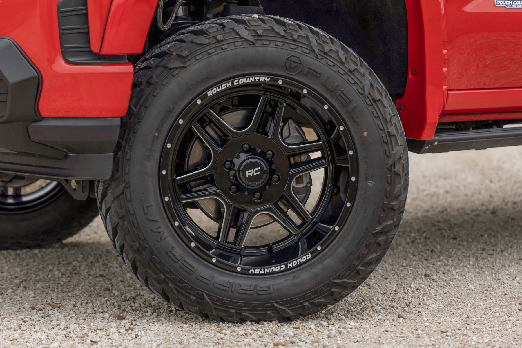 92 Series Wheel Machined One-Piece Gloss Black 18x9 Rough Country-4