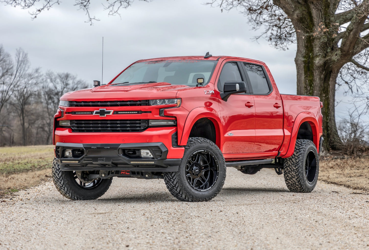 Rough Country 92 Series Wheel Machined One-Piece Gloss Black 20x12 8x170 -44mm Rough Country