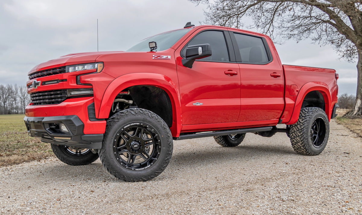 92 Series Wheel Machined One-Piece Gloss Black 20x12 8x170 -44mm Rough Country-7