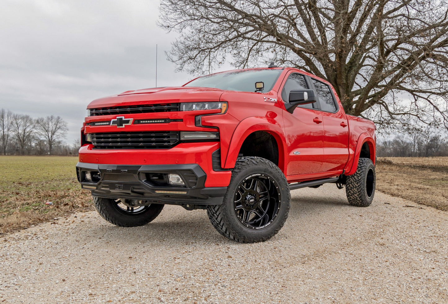 Rough Country 92 Series Wheel Machined One-Piece Gloss Black 20x12 8x170 -44mm Rough Country