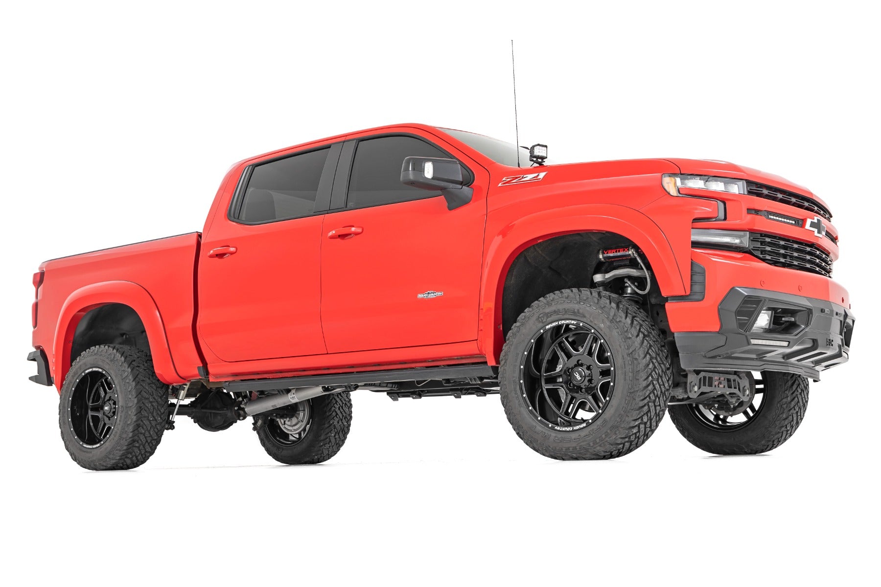 Rough Country 92 Series Wheel Machined One-Piece Gloss Black 22x12 6x5.5 -44mm Rough Country