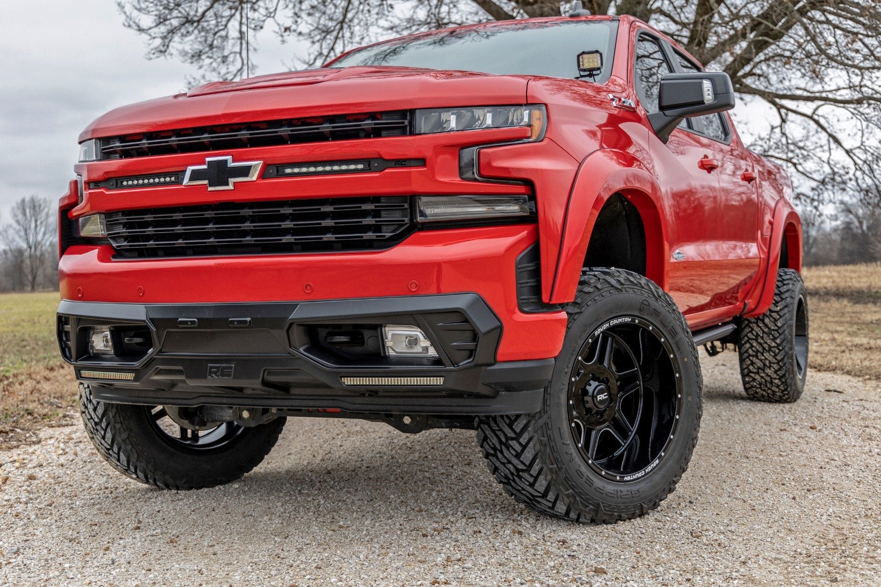 Rough Country 92 Series Wheel Machined One-Piece Gloss Black 22x12 6x5.5 -44mm Rough Country