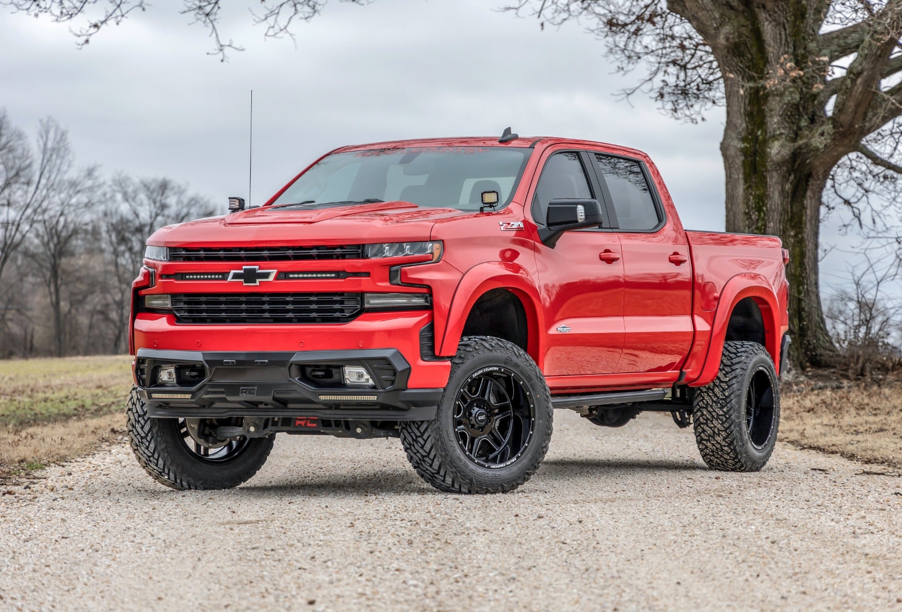 Rough Country 92 Series Wheel Machined One-Piece Gloss Black 22x12 6x135 -44mm Rough Country