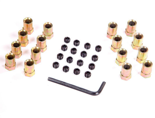 Rocker Arm Nuts with Locks Fits Small Block Chevrolet 283-400, Pontiac 326/400/455, Ford 289/302/351W with aluminum Rocker Arms Mr Gasket