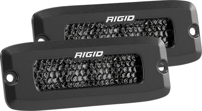 Spot Diffused Midnight Flush Mount Pair SR-Q Pro Rigid Industries
