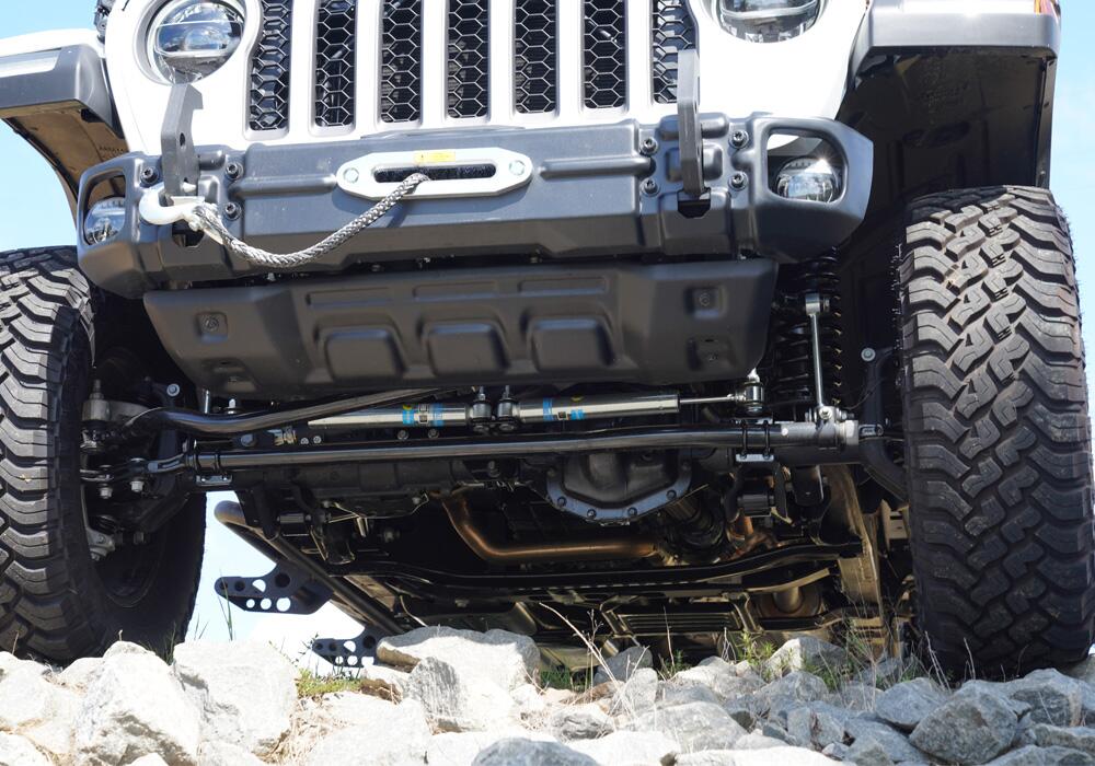 Dual Steering Stabilizer Kit Bilstein 2018-2025 Jeep Wrangler JL (2 or 4 Door) and 2020-2025 Jeep Gladiator JT 4WD Superlift-2