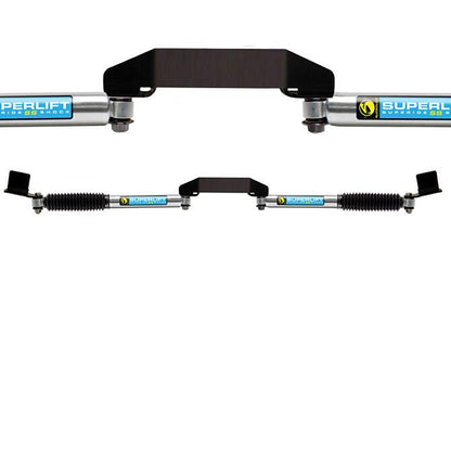 Dual Steering Stabilizer Kit Ss by Bilstein (Gas Pressure) 2005-2022 Ford F-250/350 Super Duty 4WD with 3 Inch or Greater Lift Superlift