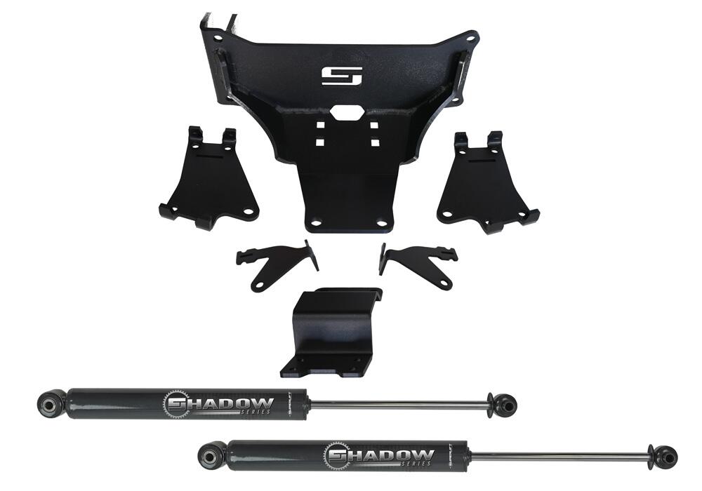 Dual Steering Stabilizer Kit with Shocks 2005-2022 Ford F-250/350 4WD No Lift Required Superlift