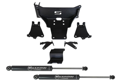 Dual Steering Stabilizer Kit with Shocks 2005-2022 Ford F-250/350 4WD No Lift Required Superlift
