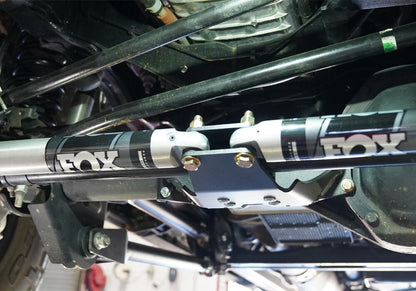 Dual Steering Stabilizer Kit with Shocks 2005-2022 Ford F-250/350 4WD No Lift Required Superlift-1