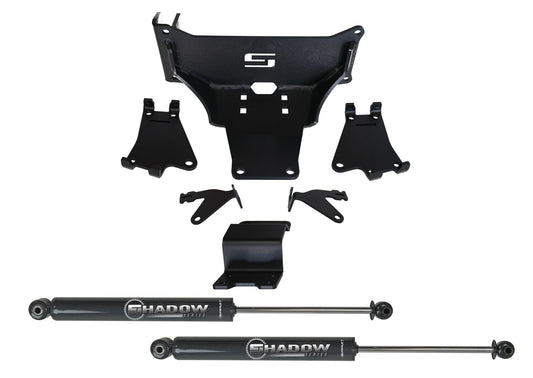 Dual Steering Stabilizer Kit with shocks 2023-2025 Ford F-250/350 No lift required Superlift