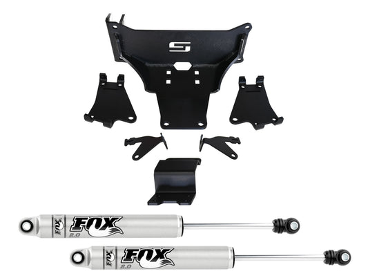 Dual Steering Stabilizer Kit with Fox 2.0 Shocks 2023-2025 Ford F-250/350 4WD No Lift Required Superlift