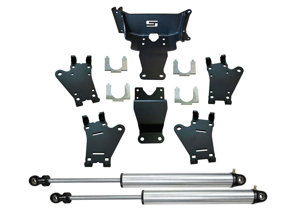 Dual Steering Stabilizer Kit Radflo Cylinders 2017-2025 Ford F-450/550 4WD Superlift
