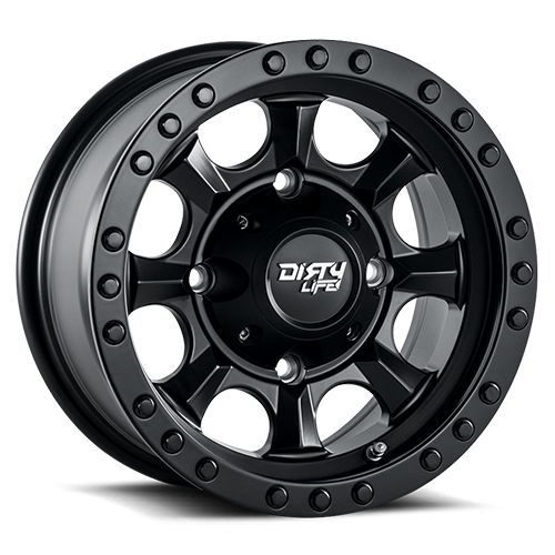 Ironman 9300 Matte Black 14X7 4-110 13Mm 79.4Mm Dirty Life Race Wheels