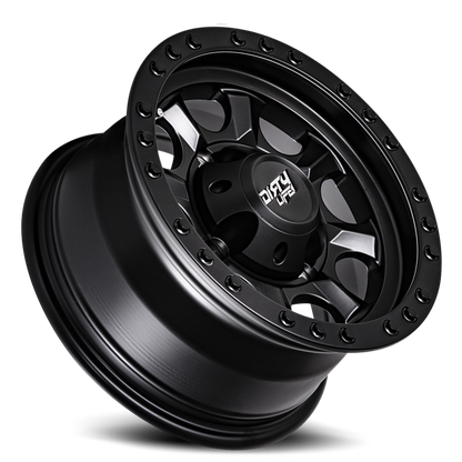 Ironman 9300 Matte Black 14X7 4-110 13Mm 79.4Mm Dirty Life Race Wheels-1