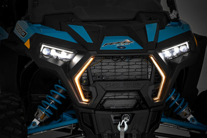 LED Light Kit Front Fang 19-22 Polaris RZR XP 1000/RZR XP 1000 High Lifter Edition Rough Country-4