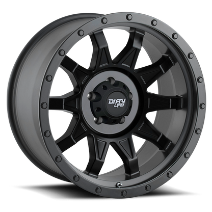 Roadkill 9301 Matte Black 18X9 8-165.1 -12Mm 130.8Mm Dirty Life Race Wheels