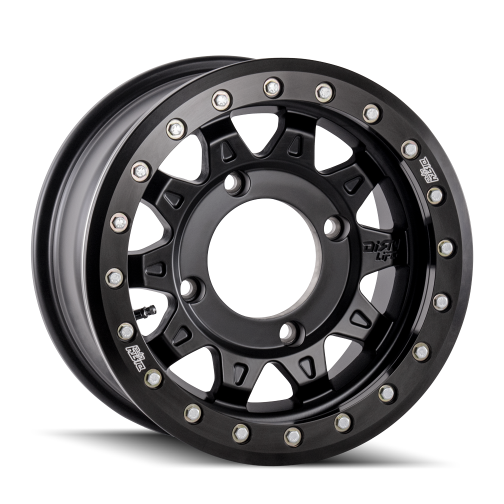 Roadkill 9302 Satin Black 14X7 Dirty Life Race Wheels-2
