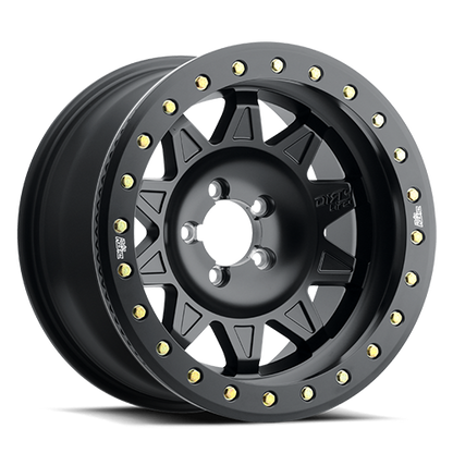 Roadkill 9302 Satin Black 17X9 Dirty Life Race Wheels-8
